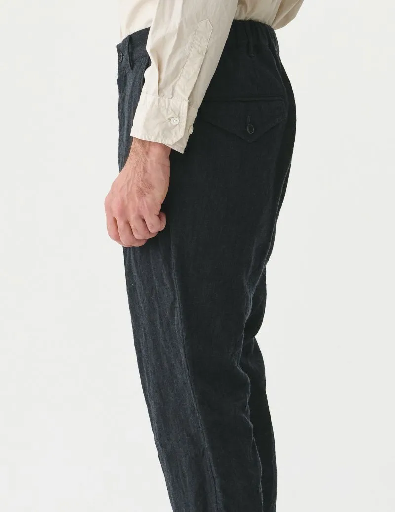 WO/LI Herringbone Tumbler Tapered Pants | Charcoal