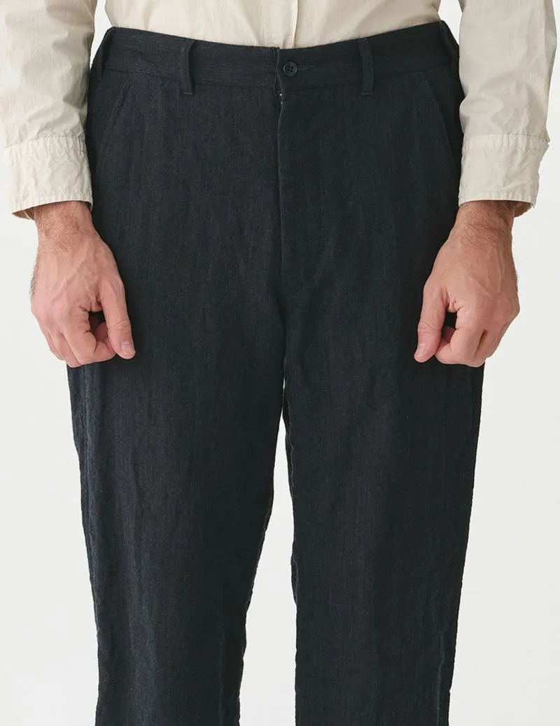 WO/LI Herringbone Tumbler Tapered Pants | Charcoal