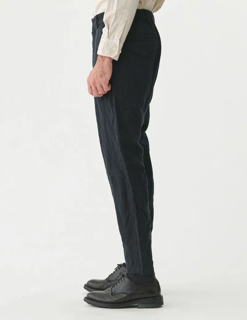 WO/LI Herringbone Tumbler Tapered Pants | Charcoal